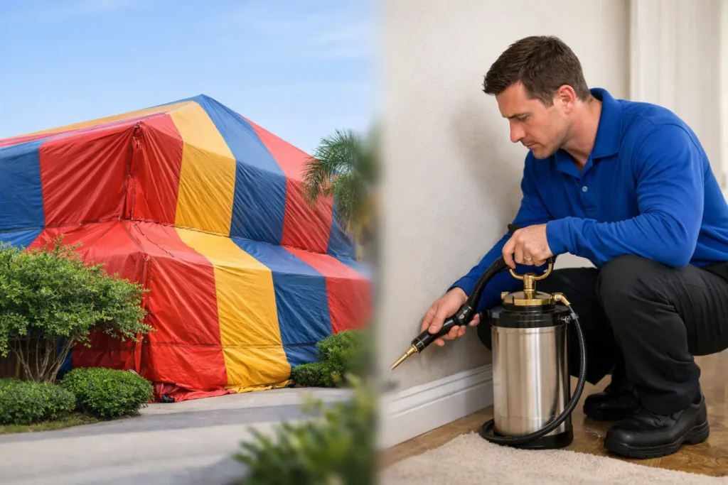 Termite Tenting vs Spot Treatment